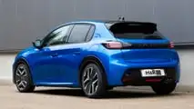 Peugeot 208, Typ U, GT-line, Hybrid 136 e-DSC6 - H&R Tieferlegungsfedern 28641-4 - Heck
