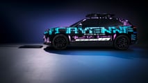 Porsche Cayenne Electric als Technologieträger mit induktivem Laden