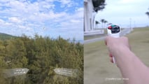 The A1's controller makes shooting footage as easy as point-and-shoot. 