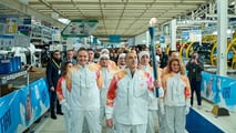 La Fiamma Olimpica a Mirafiori