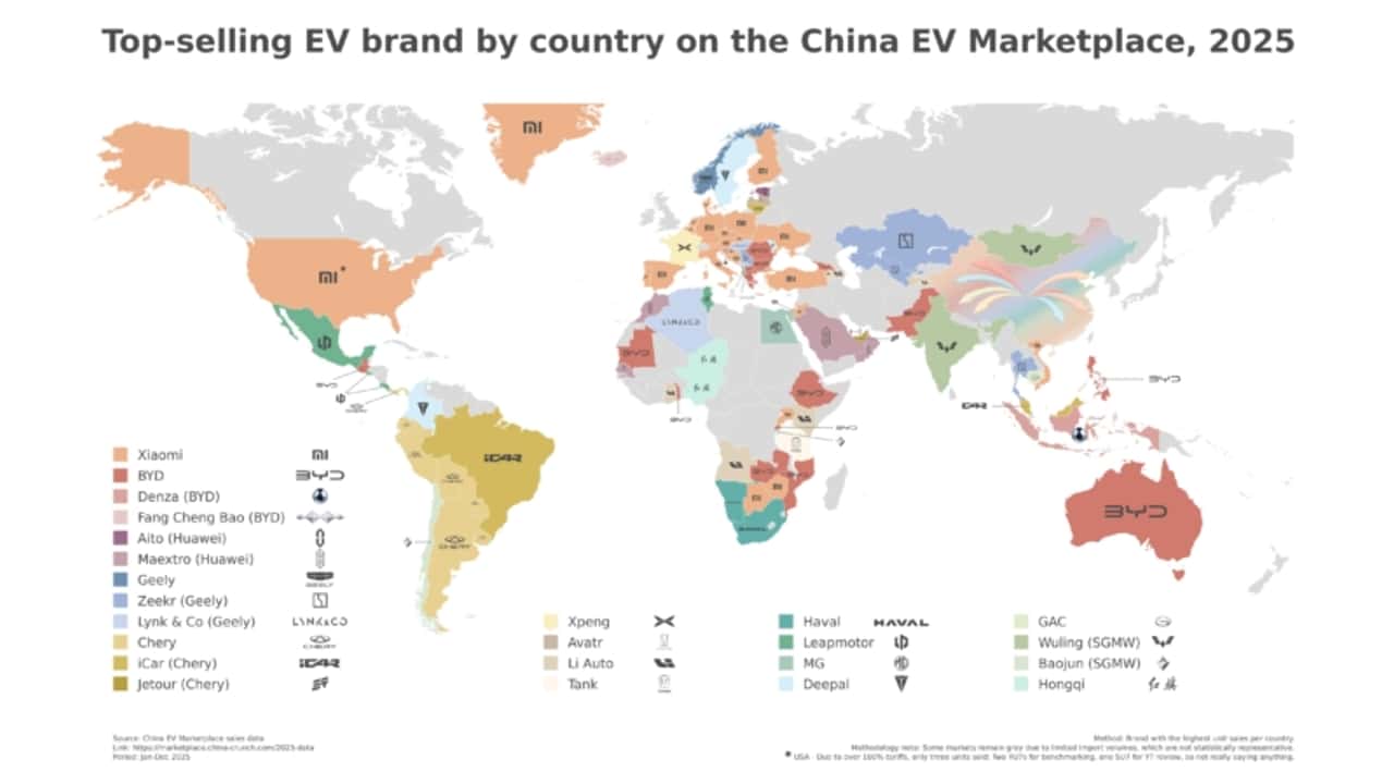 Marchi auto elettriche cinesi Europa