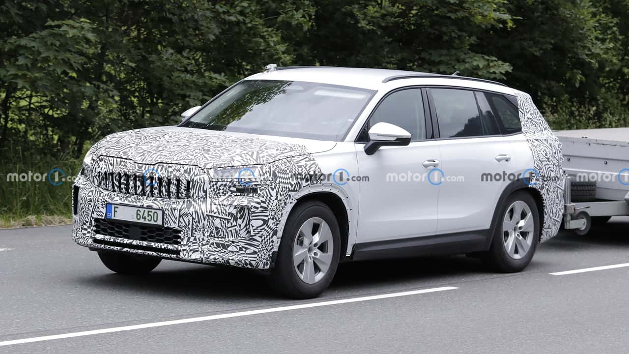 Skoda Kodiaq Facelift (2027) Erlkönig