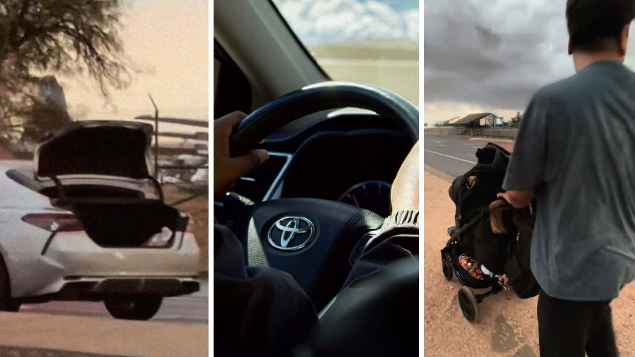 Warning Notification Pops Up On Woman’s Toyota Camry. Then She Grabs Her 10-Month-Old Baby And Flees Before Disaster Strikes