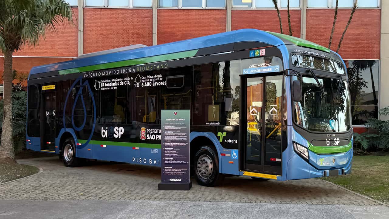 Scania vê biometano ganhando espaço onde infraestrutura limita eletrificação