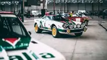 Alcune auto esposte tutti i giorni nell'Heritage Hub Stellantis di Torino