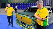 VW Tukan tritt auf einer CBF-Veranstaltung in Rio de Janeiro auf