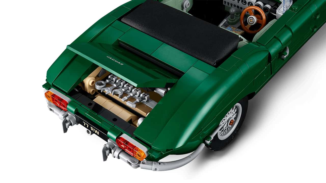 Jaguar E-Type, il set Lego