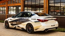 Infiniti Q50 Red Sport Custom for 2023 SEMA