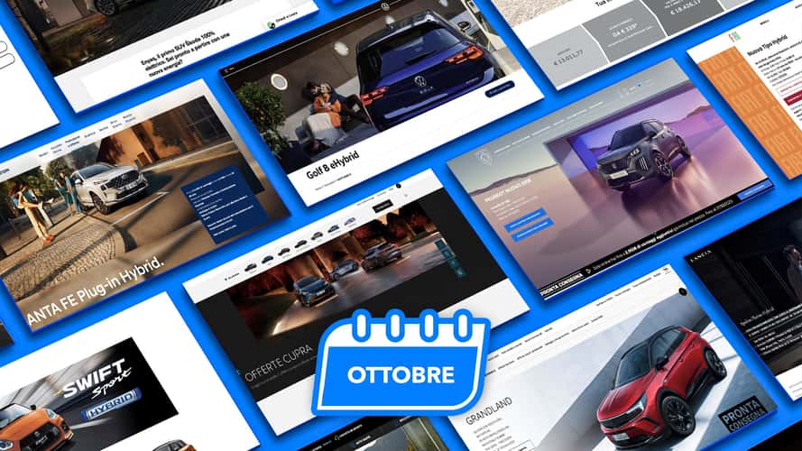 Promozioni auto, tutte le offerte di ottobre 2023