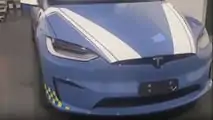 Tesla Model X Polizia