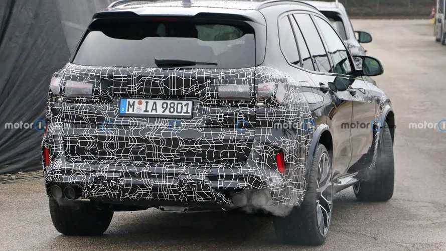 Újratervezett hátsó lámpák tűntek fel a BMW X5 M újabb prototypusán