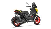 Aprilia SR GT 200 - Yellow - Rear Right Angle View