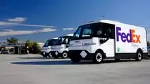 The first BrightDrop EV600 electric vans delivered to FedEx