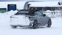 Mercedes-Benz CLE-Class Convertible Spy Shots Back View
