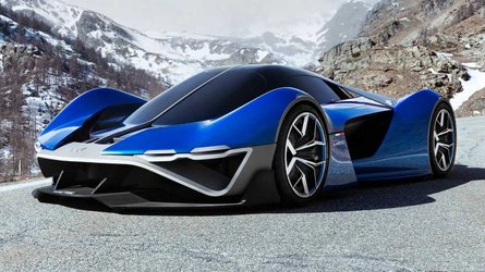 Французы показали водородный спорткар 2035 года Alpine A4810 Hydrogen Concept