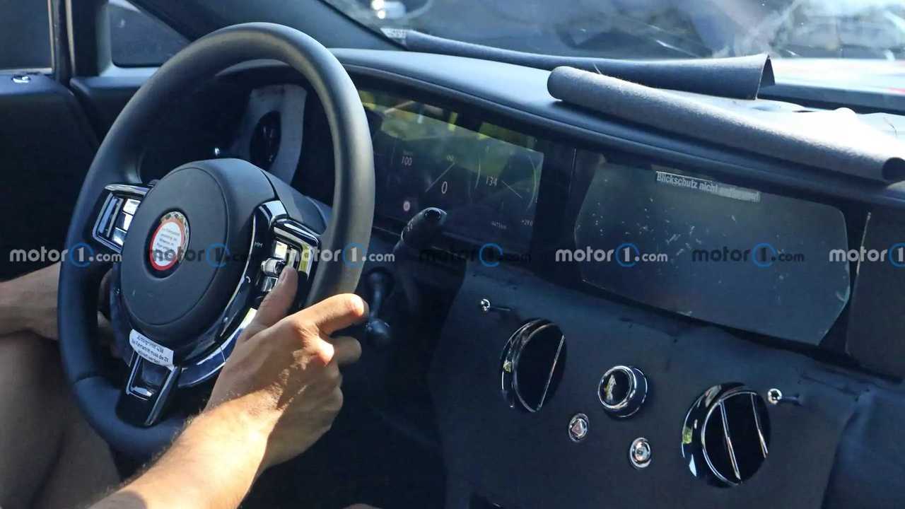 Foto spia degli interni di Rolls-Royce Spectre