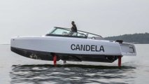 Candela Electric Hydrofoil Boat With Polestar Batteries