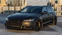 Tuned Audi RS6 Avant In Satin Black Finish 