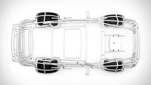 Porsche 911 Wireframe escultura