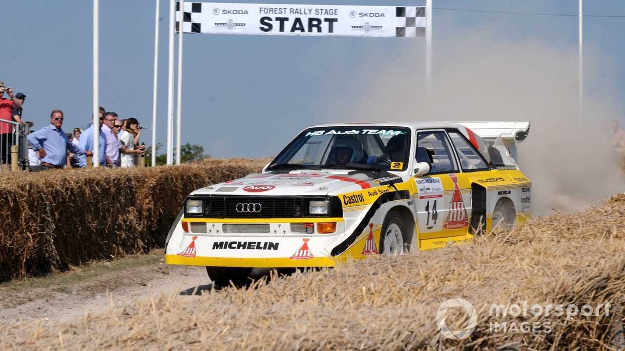 Fabled Audi Quattro Group B rallycar will take to the stages at Goodwood