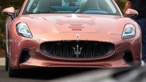 Maserati GranTurismo Folgore, le foto spia a Pebble Beach