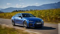 2022 BMW i4 M50 in Frozen Portimao Blue Metallic