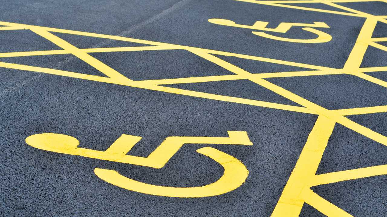 Disabled parking spaces