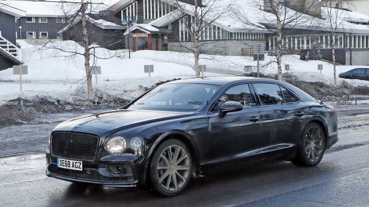 Bentley Flying Spur PHEV photos espion