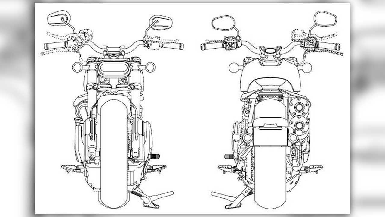 Harley-Davidson Custom 1250 Design Filing