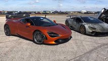 McLaren 720S Vs Lamborghini Huracan Performante Drag Yarışı