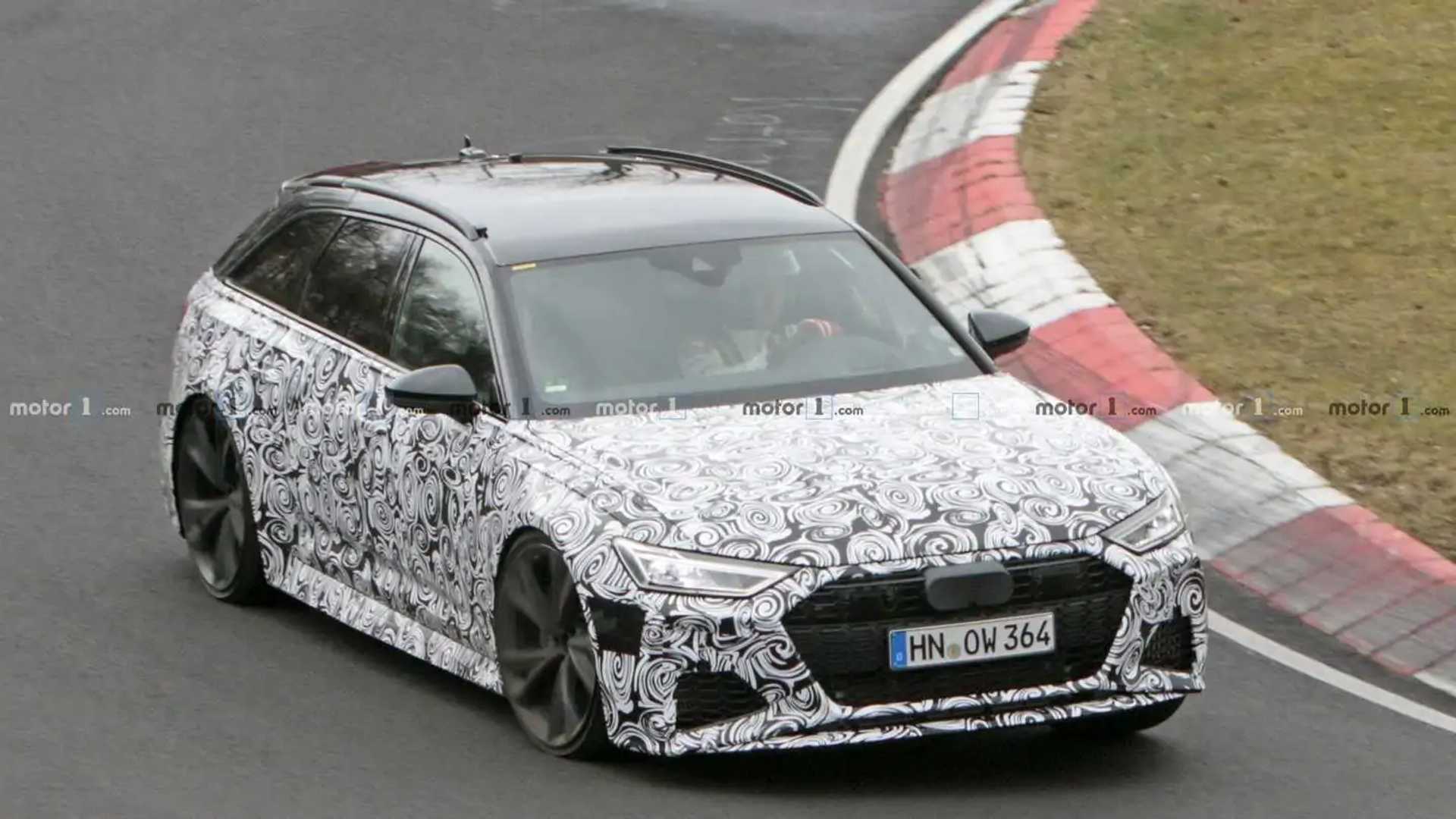 Ауди RS6 Avant Spy Видео показывает злой фургон, блуждающий по улицам