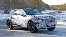 2022 Mercedes-Benz GLC neues Spionagebild (vorne drei Viertel)