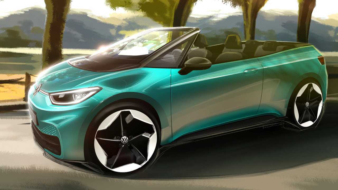VW ID.3 Cabriolet (offizielle Designskizze)