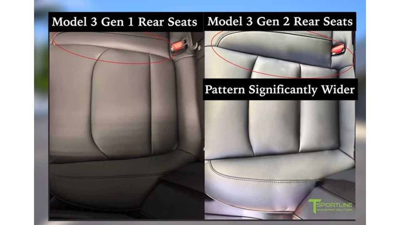 Tesla model 3 seats