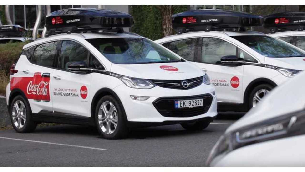 Coca Cola Purchases Fleet Of Opel Ampera E Electric Cars