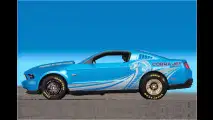 Feuriger Dragstrip-Racer