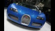 Bugatti Veyron Bleu Centenaire al Salone di Ginevra 2009