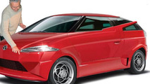 Tata composite car designed by Marcello Gandini