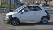 2016 Fiat 500 facelift spy photo