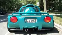 Selbstgebautes Mercedes-Rennauto