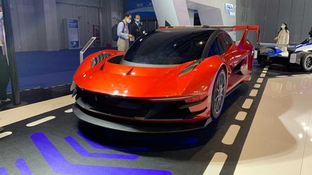 hypercar jieguan auto just mockup