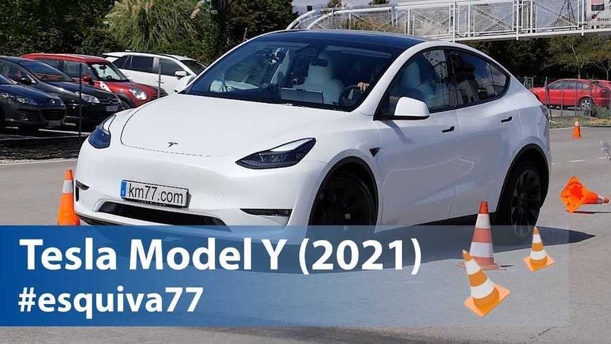 Tesla Model Y'nin geyik testini izleyin!