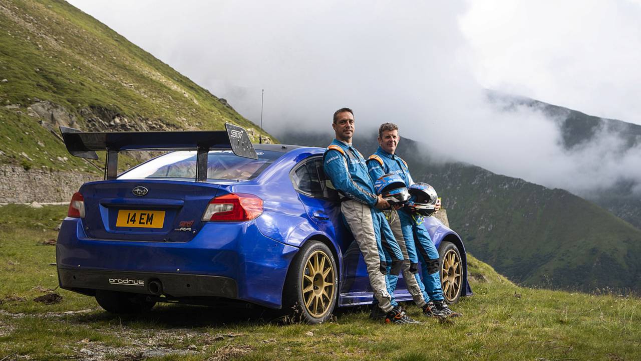 Subaru WRX STI récord en la Transfagarasan