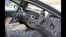 Mercedes Classe S restyling, le foto spia