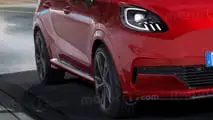 Ford Puma EV, il render di Motor1.com