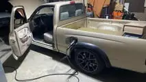Tesla-swapped 2002 Toyota Tacoma