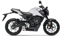 2024 Honda CB125R - Studio - Pearl Cool White - Right Side 2