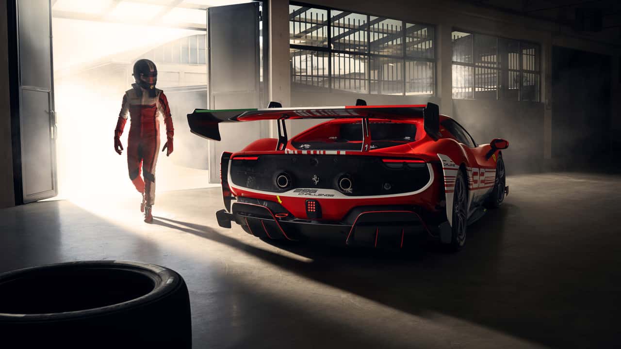 Ferrari 296 Challenge, prueba en circuito