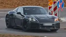 Photos d'espionnage de la Porsche 718 Cayman EV