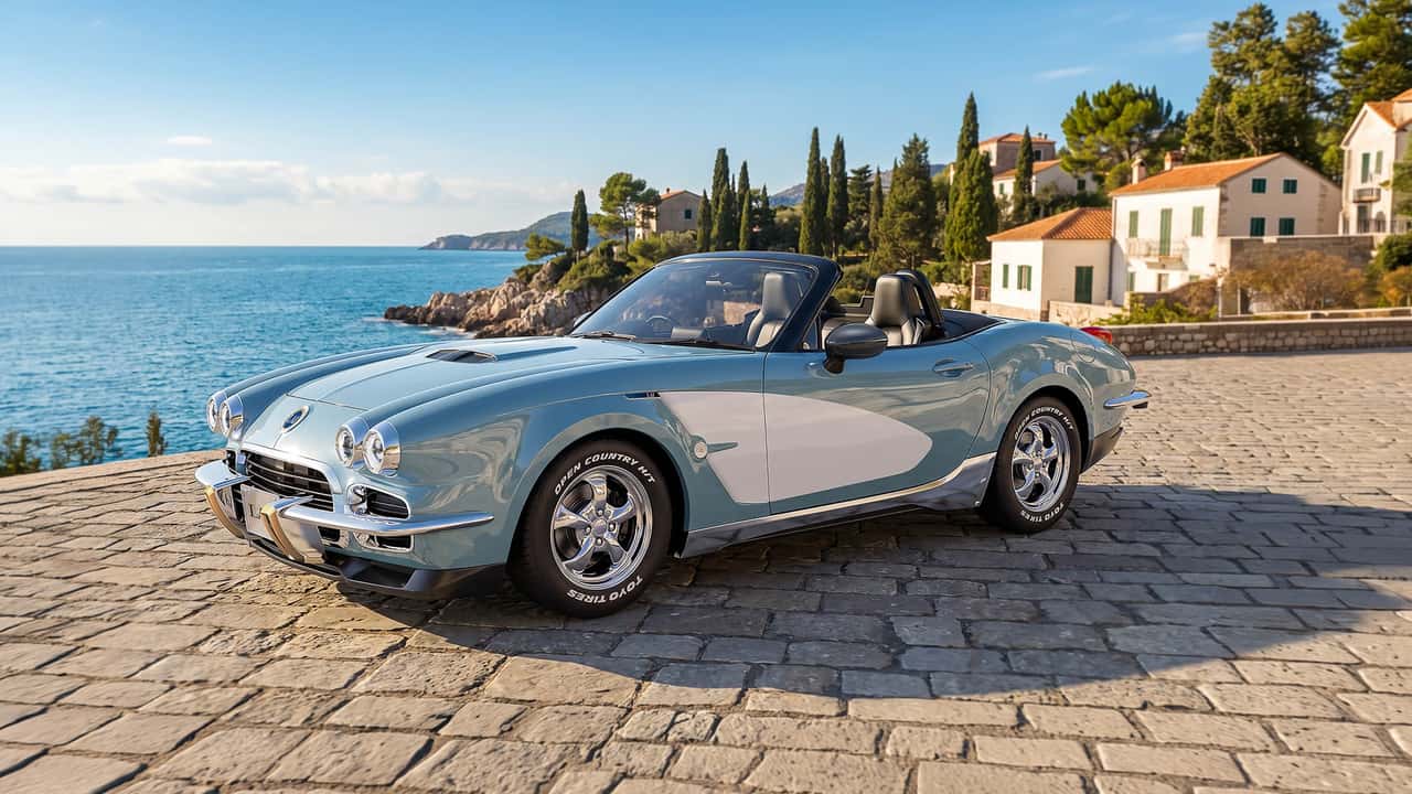 Ta Corvette z lat 50. to w rzeczywistości nowa Mazda Miata